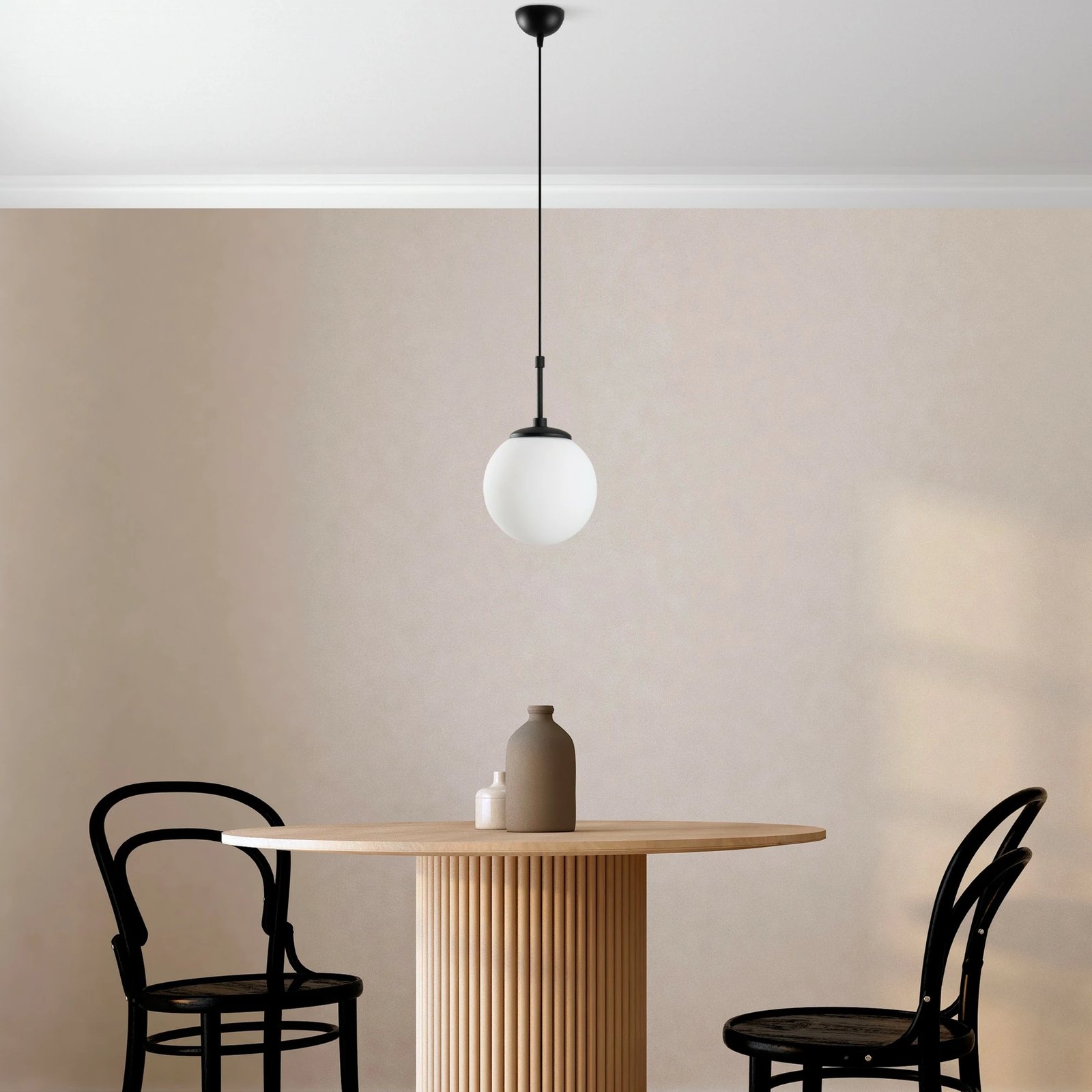 Llambë tavani Opviq, Orbital, e zezë, 20-14041