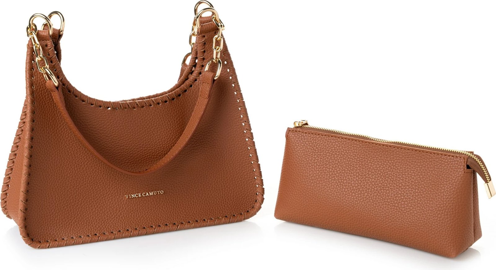 Çantë krahu Vince Camuto Procida, ngjyrë tan