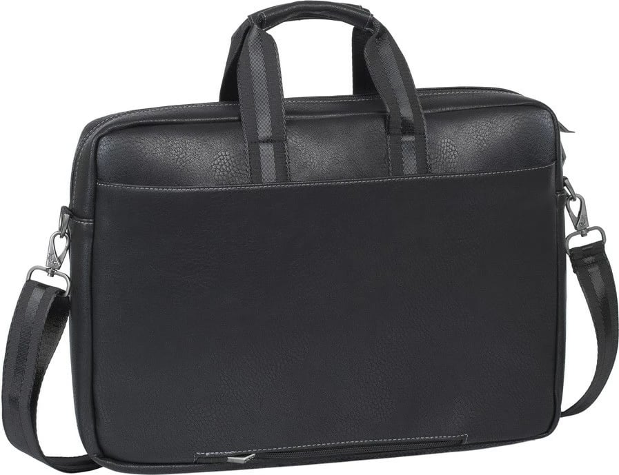 Çantë pune RivaCase Orly RC8940, për laptop 16", poliuretan, e zezë