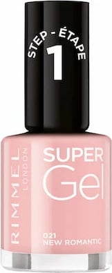 Llak për thonj për femra Rimmel Super Gel 021 New Romantic 12ml