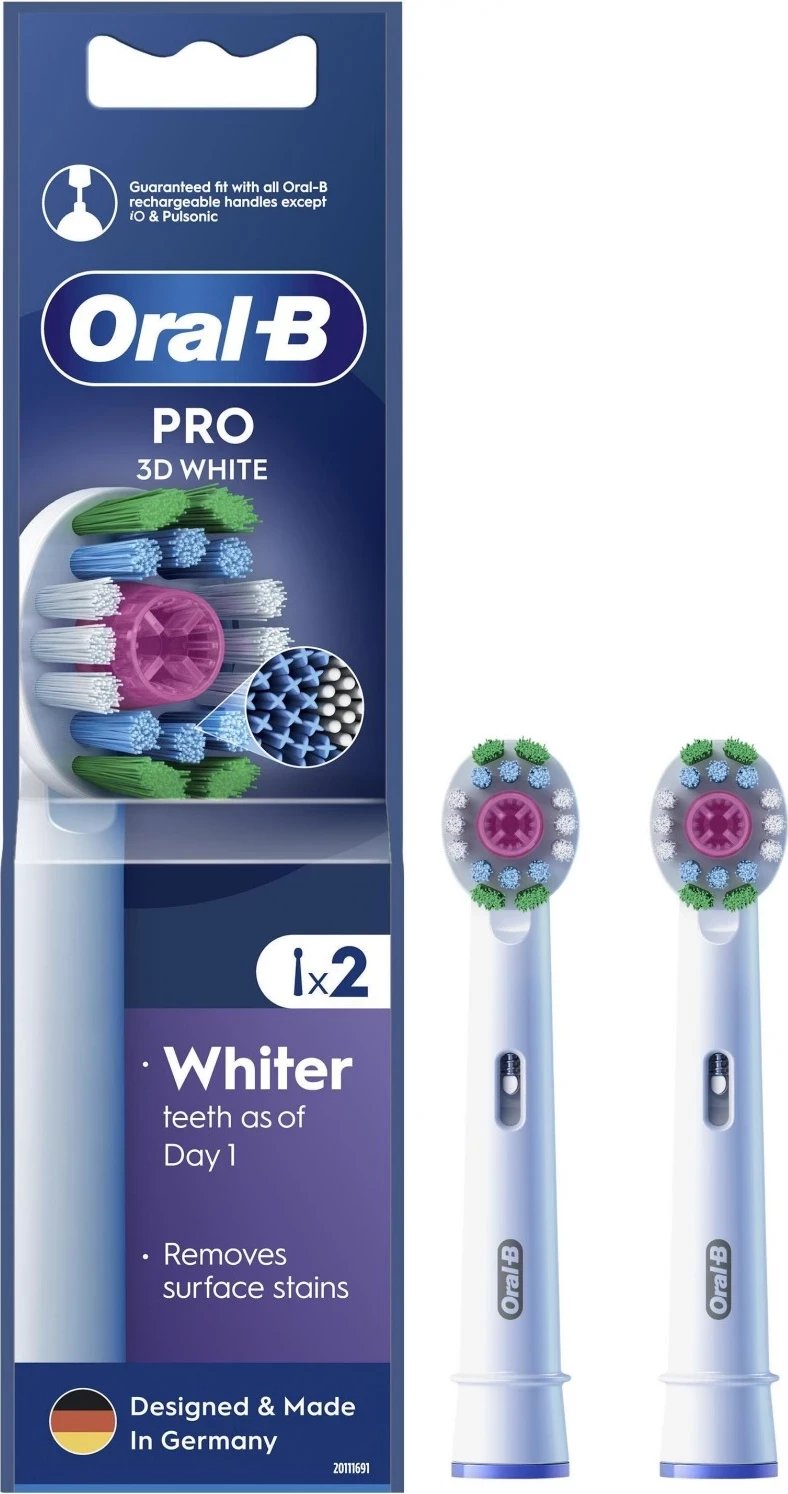 Koka furçe për dhëmbë Oral-B EB 18 3D White, e bardhë