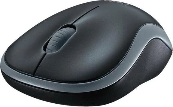 Maus Logitech M185 - Wireless, 2.4GHz, e zezë/gri