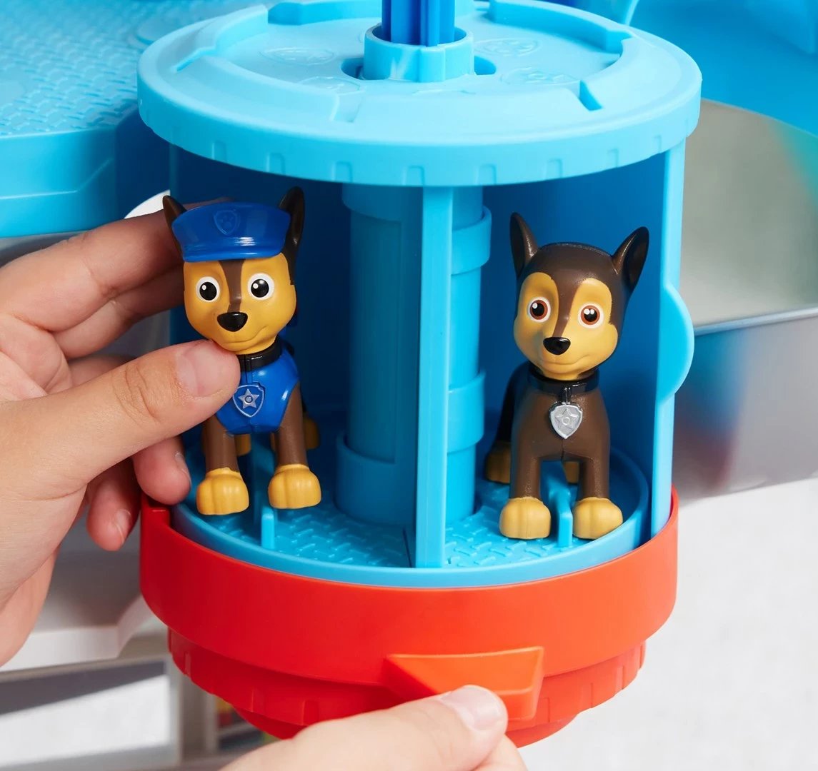 Set lojërash PAW Patrol Lookout Tower me lëshues makine, 2 figura Chase, policia dhe aksesorë, shumëngjyrësh