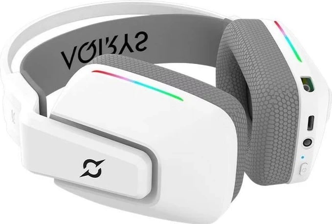 Kufje AQIRYS Alya 2.0, Dual Mode, Wireless&BT+Wired, të bardha