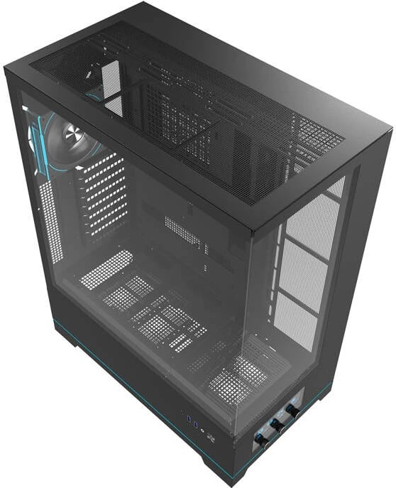 Kasë Darkflash DY451L PRO, Big Tower, me 1 ventilator, e zezë