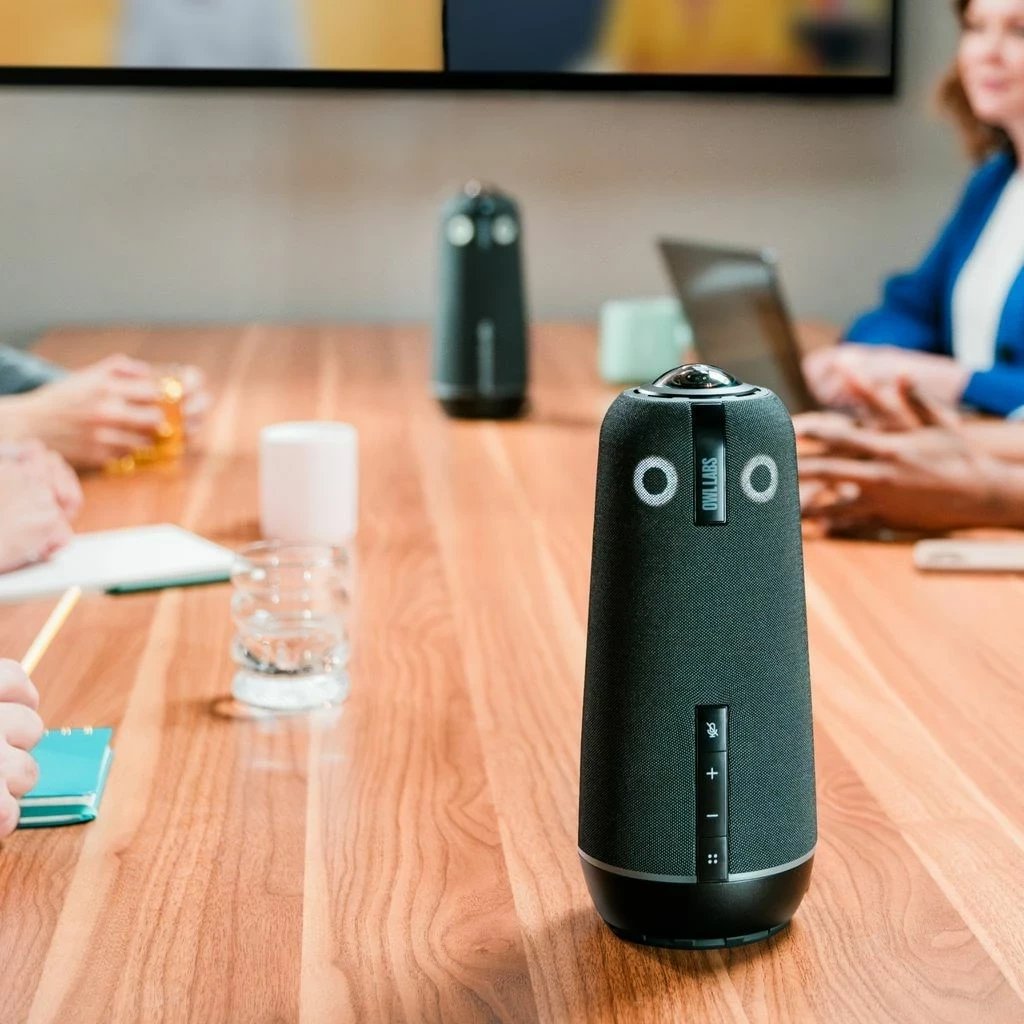 Kamera për konferenca Owl Labs Meeting Owl 4+, 360 shkallë, 4K, ngjyrë qymyr
