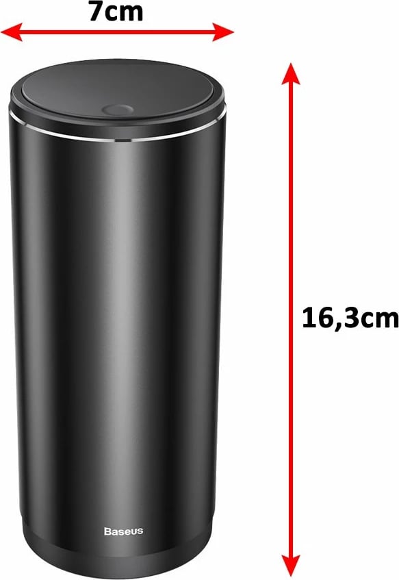 Kosh mini për mbeturina Baseus CRLJT-01, për veturë, i zi