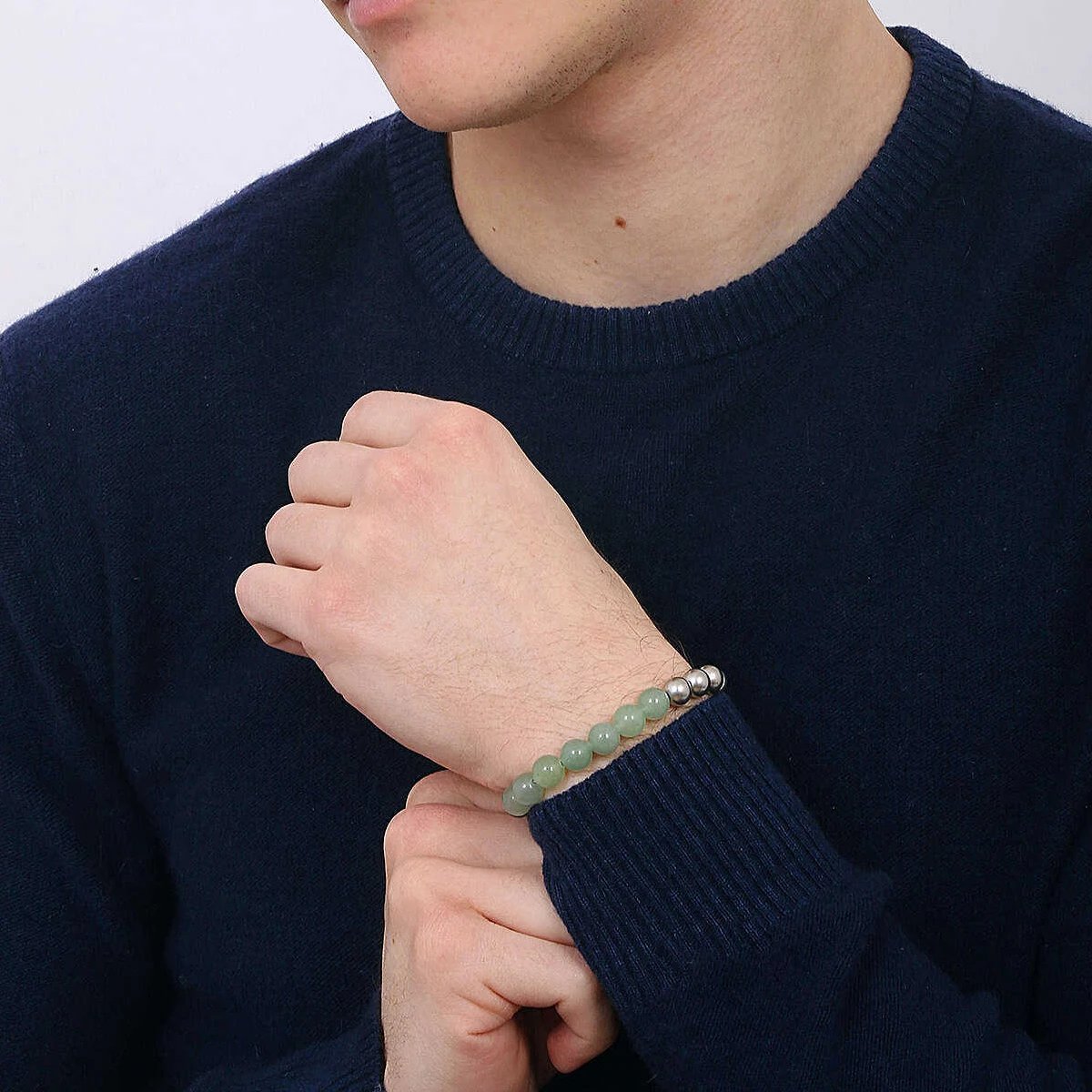 Byzylyk për meshkuj ARMANI EXCHANGE JEWELS Classic, gri e gjelbër