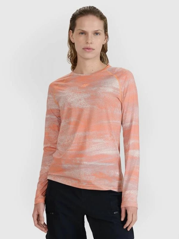 Fanellë me mëngë të gjata për femra 4f, për biçikletë