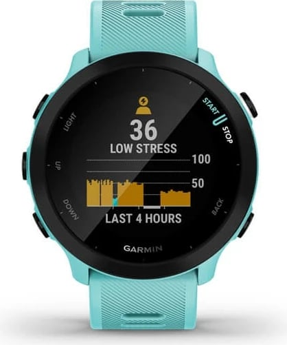 Smartwatch Garmin Forerunner 55, 1.04", GPS, turkuaz