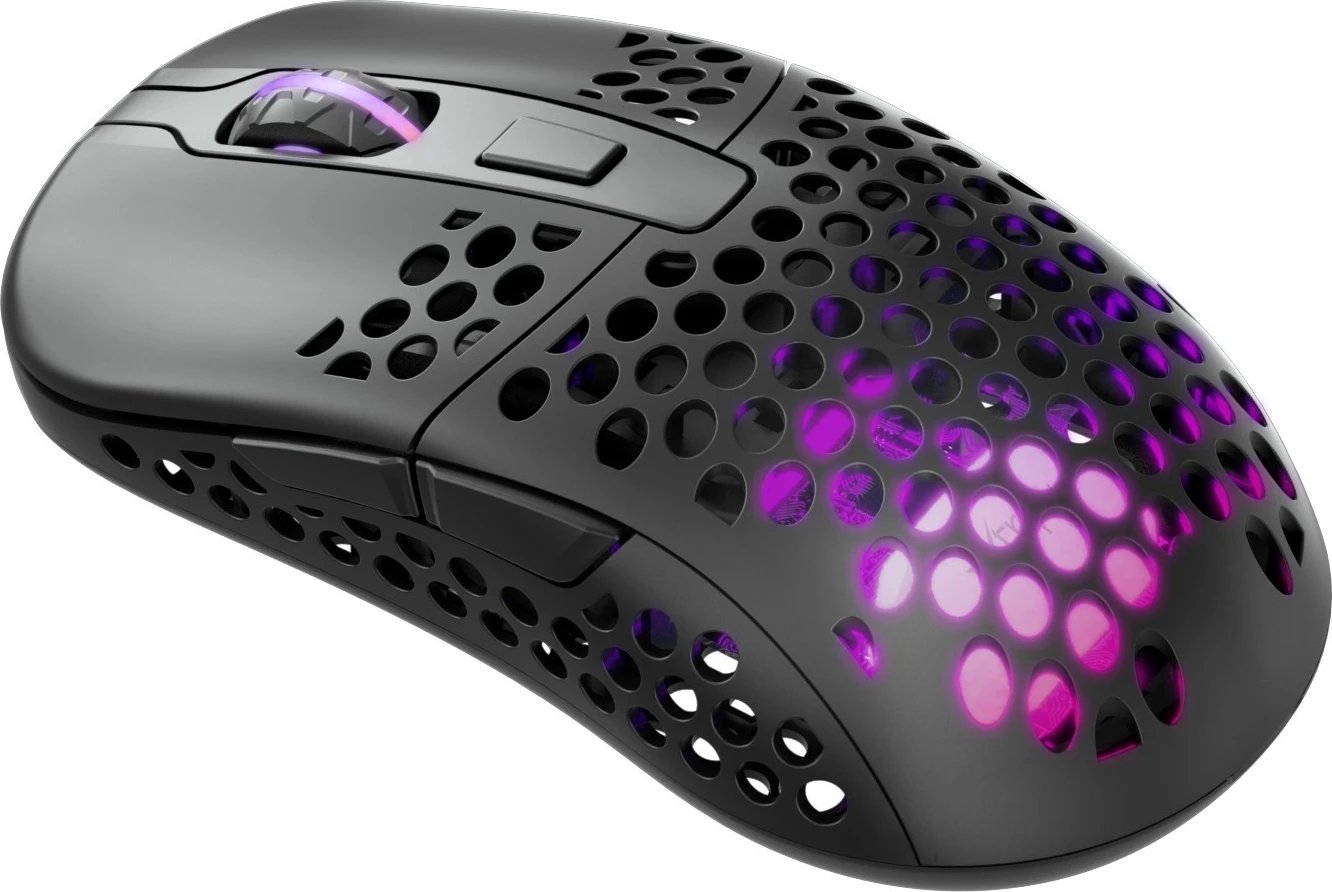 Maus Cherry XTRFY M42 RGB, Ambidextrous, Optical, RF Wireless + USB Type-C, 19000 DPI, Bardhë Maus Cherry XTRFY M42 RGB, Ambidextrous, Optical, RF Wireless + USB Type-C, 19000 DPI, Bardhë