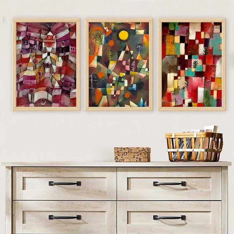 Pikturë dekorative me kornizë (3 copë), Wallity, 3NTC_UN811500 _5575