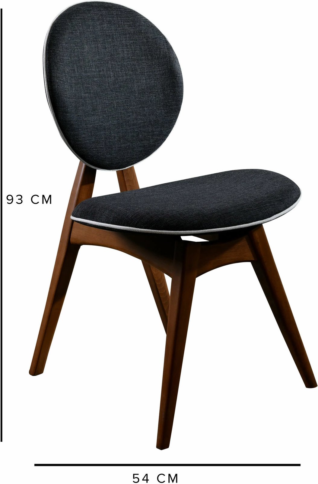 Set karrigesh (2 copë) Hanah Home, Touch v2, ngjyrë arrë dhe antracit