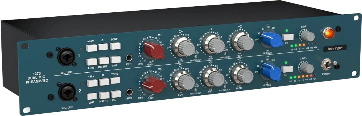 Preamplifikator mikrofoni Behringer 1273, Teal Preamplifikator mikrofoni Behringer 1273, Teal