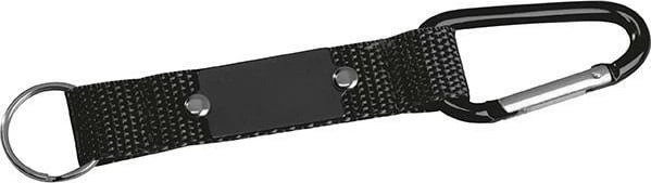 Mbajtëse çelësash MACMA me karabinë dhe rrip, e zezë