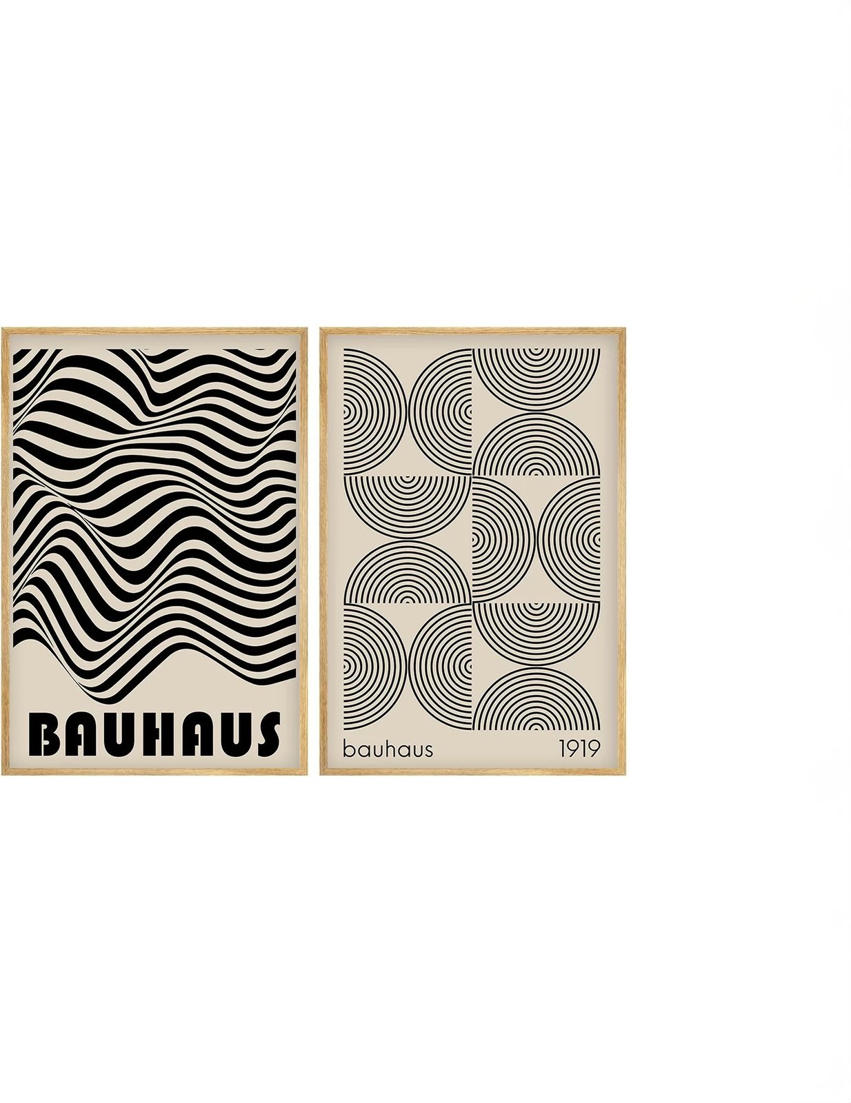 Pikturë dekorative me kornizë MDF (2 copë), Wallity, Huhu247, 30x40cm