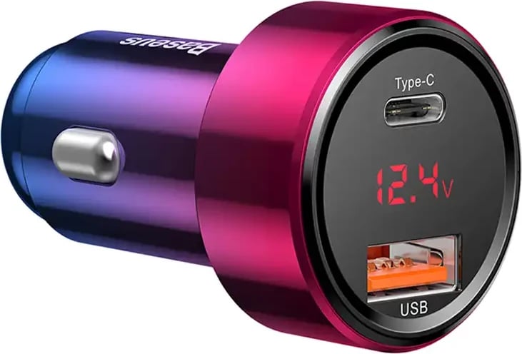 Karikues makine Baseus Magic Series CCMLC20C-09, 45W, USB-C & USB-A, kuq-blu