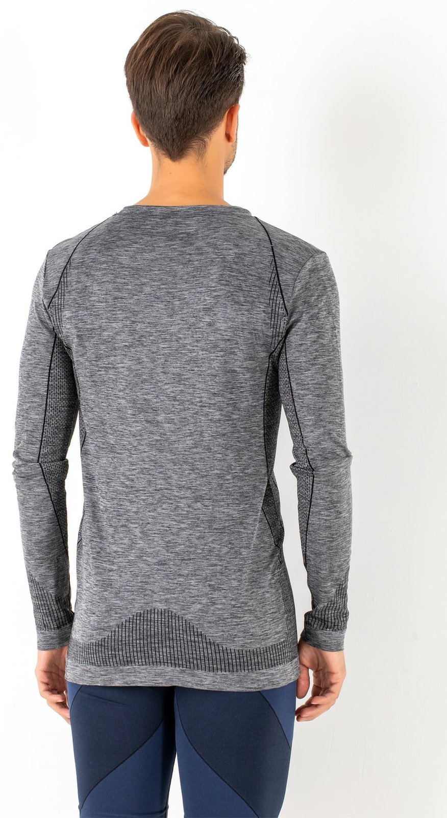 Bluzë sportive për meshkuj, ngjyrë gri, Jumeon, 237-007400002