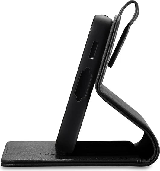 Mbështjellës iCarer Haitang Wallet Case për Samsung Galaxy S23+, lëkurë, e zezë