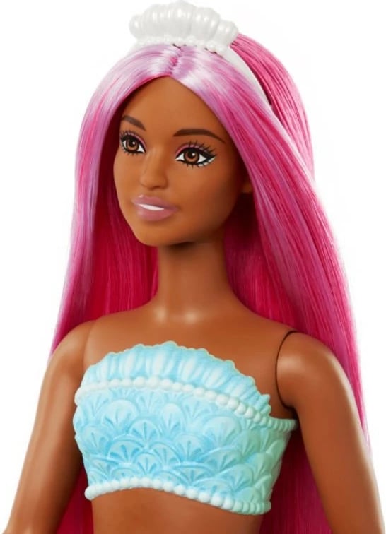 Kukull Barbie Mermaid Mattel HRR04, portokalli