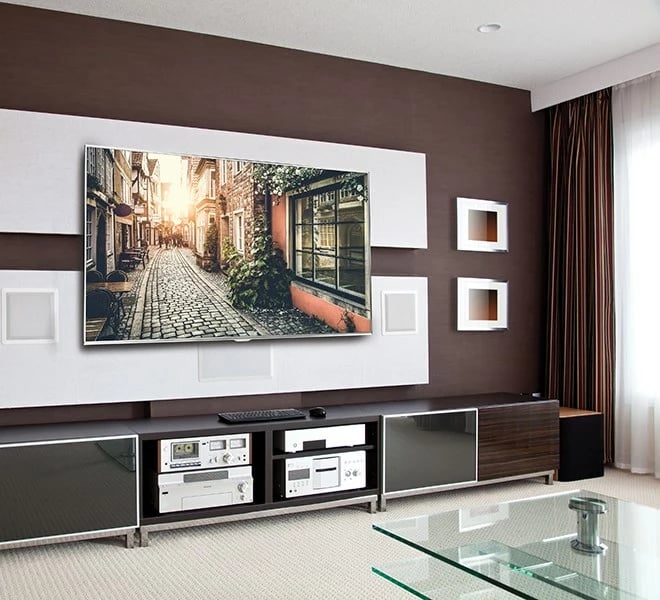 Mbajtëse muri universale për ekran të sheshtë B TECH 1MBTM041, deri 65", VESA 900x600, e zezë