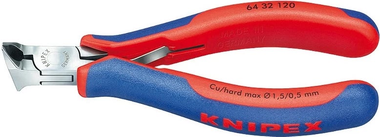 Darë prerëse Knipex 64 32 120, çelik, 120mm, kuqe/kaltër
