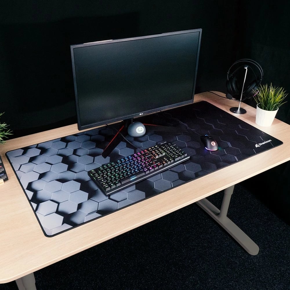Mauspad Sharkoon SKILLER SGP30 Big Hex, Gaming, 1200x600 mm, i zi