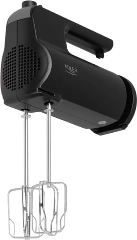 Mikser dore, Adler AD 4230, 300W 5 shpejtësi Turbo me sirtar aksesorësh, i zi