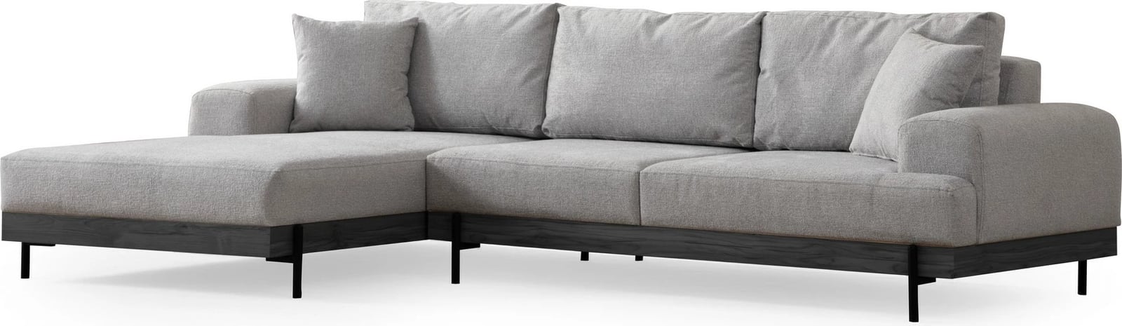 Këndare Atelier del Sofa, gri, kënd i majtë