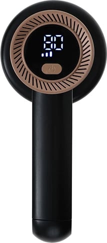 Heqës pushash, Adler, AD 9619, ekran LED, 3 shpejtësi 6500/7500/8500 rpm, bateri 2000mAh, USB-C, e zezë-ari