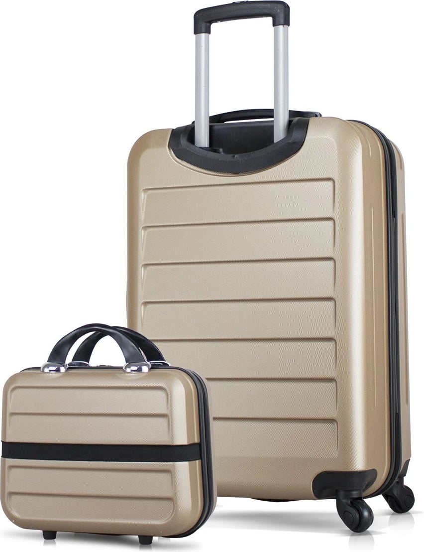 Set valixhesh (2 copë), ngjyrë ari, Zoozie Bags, 8510