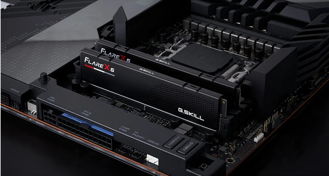 RAM Memorje G.SKILL Flare X5, 256 GB (4x64 GB), DDR5, 6000 MT/s, e zezë