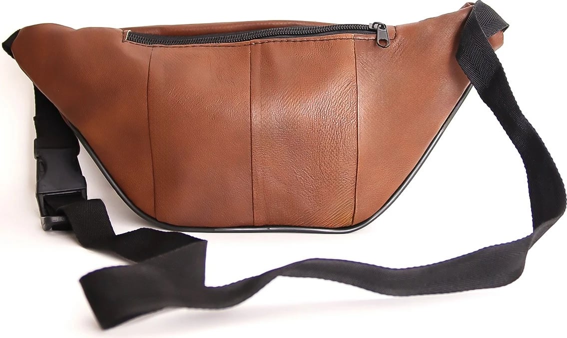 Çantë beli prej lëkure, ngjyrë kafe, Zoozie Bags, USKKKCC00001