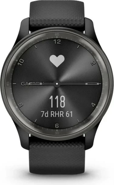 Smartwatch Garmin vivomove Trend 40mm, e zezë