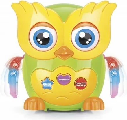 Lodër edukative Artyk E-Edu Wise Owl 129971, shumëngjyrëshe, 23 cm