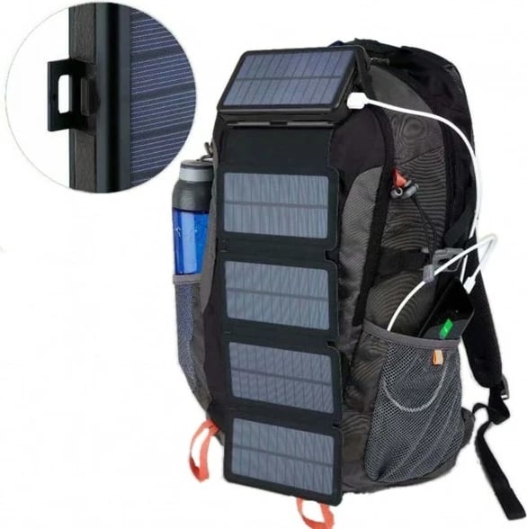 Karikues diellor PowerNeed ES20000B, 9 W, i zi