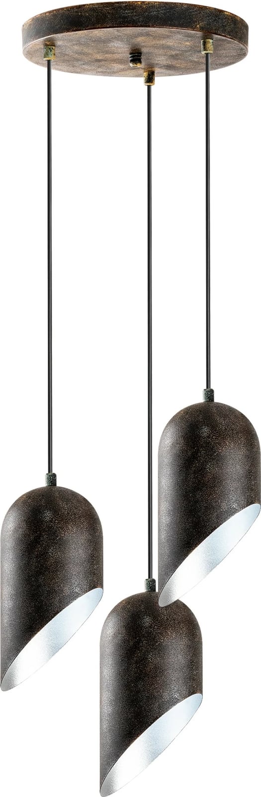 Llambë tavani Opviq, KESIK-6176-3-RETRO, metal, ngjyrë antike