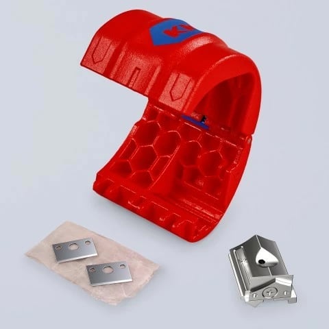 Prerës kabllosh Knipex BiX, plastikë/çelik inox, 5 cm, kuq Prerës kabllosh Knipex BiX, plastikë/çelik inox, 5 cm, kuq