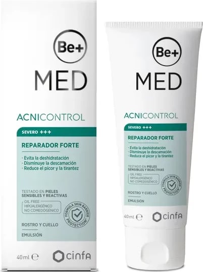Emulsion fytyre dhe qafe BE+ Med Acnicontrol Repairer Forte 40ml