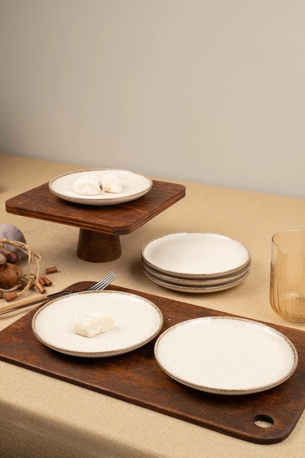 Set për shërbim torte (6 copë), Hermia, MOD19DUS6730P02