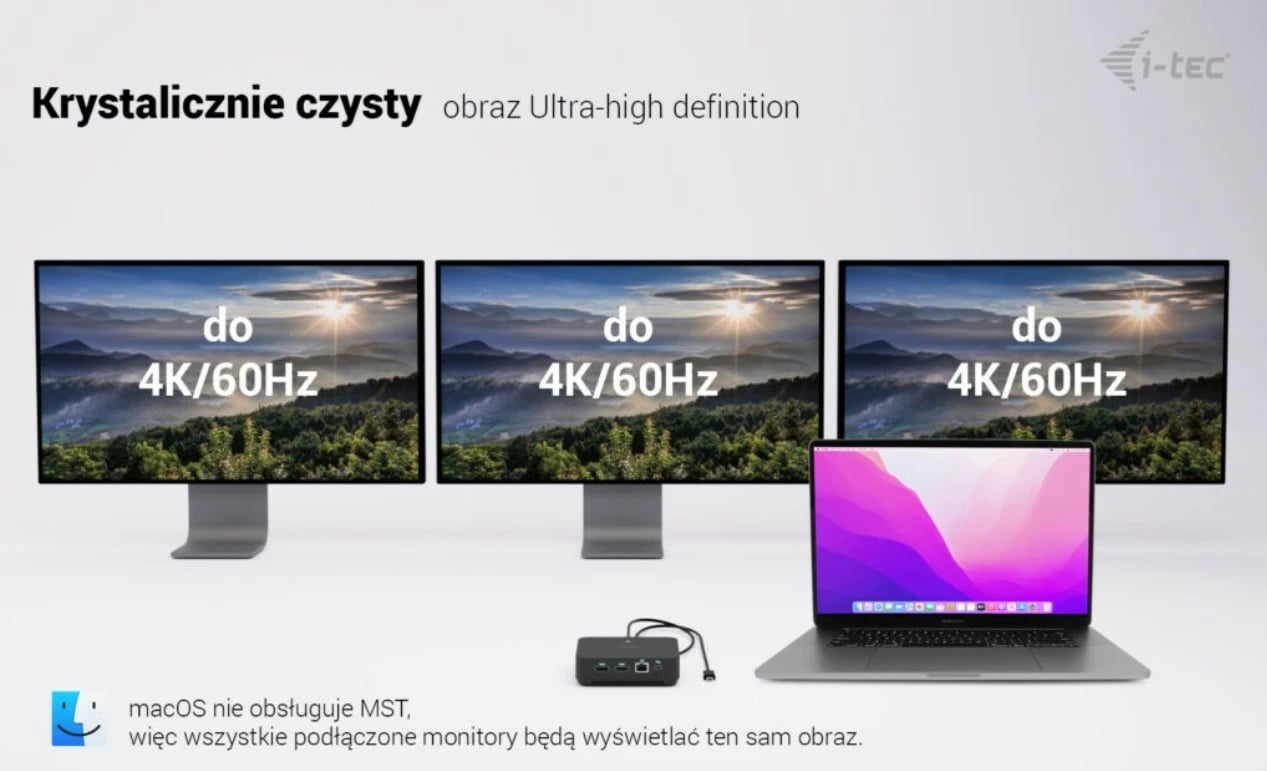 Stacion dokimi i-tec C31TRIVIDPRO100W me karikues universal 100W, i zi