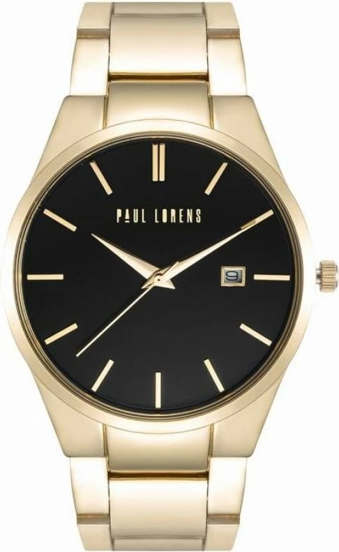 Orë dore për meshkuj Paul Lorens, e zezë dhe e artë