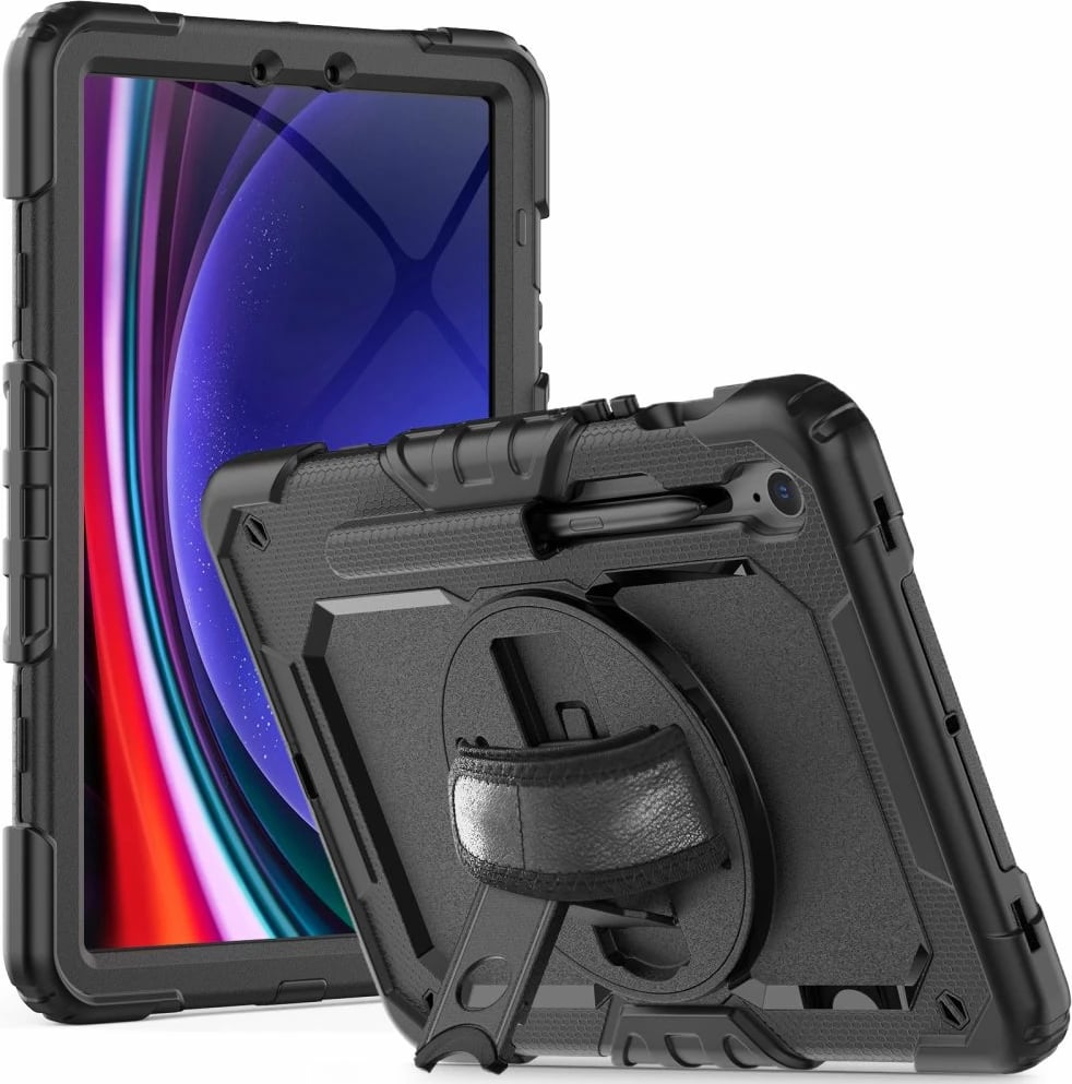 Mbështjellës Tech-Protect Solid360 për Samsung Galaxy Tab S9 FE 10.9" X510/X516B, i zi