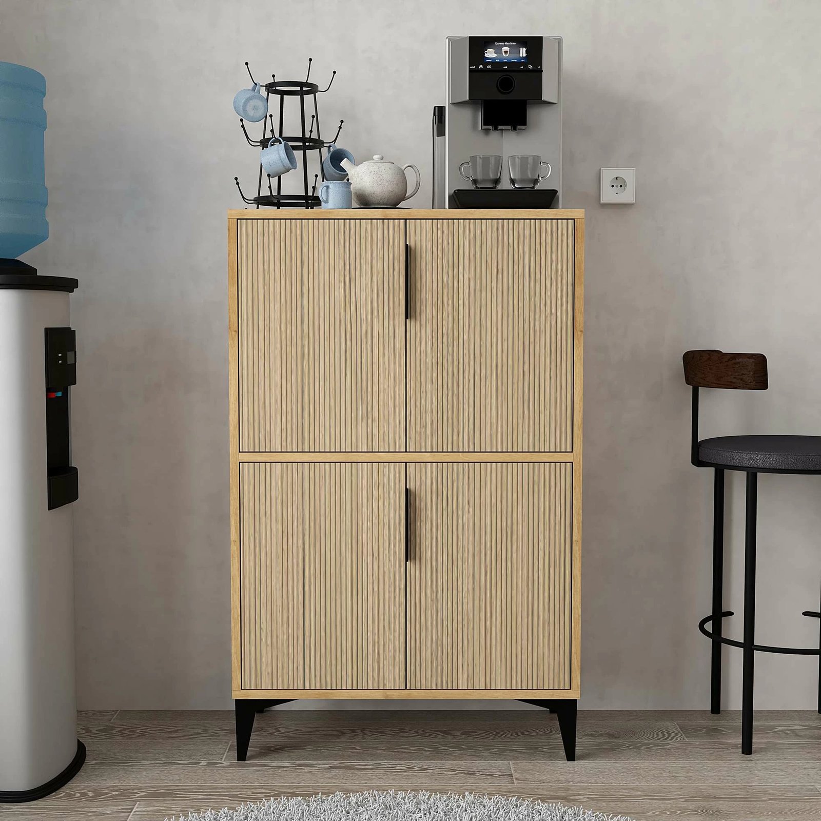 Dollap multifunksional, ngjyrë lisi safir, Skye Decor, 1405 Ada