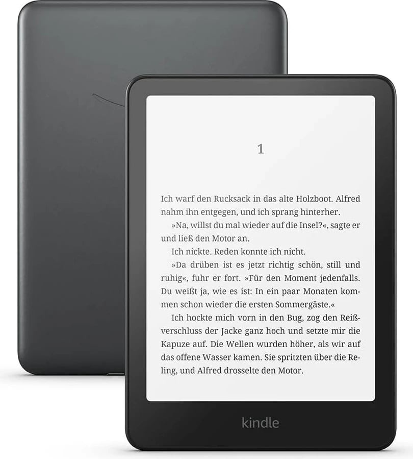 Lexues e-book Kindle Paperwhite Signature Edition, 32 GB, Wi-Fi, Ekran me prekje, Ngjyrë e zezë, Metalike