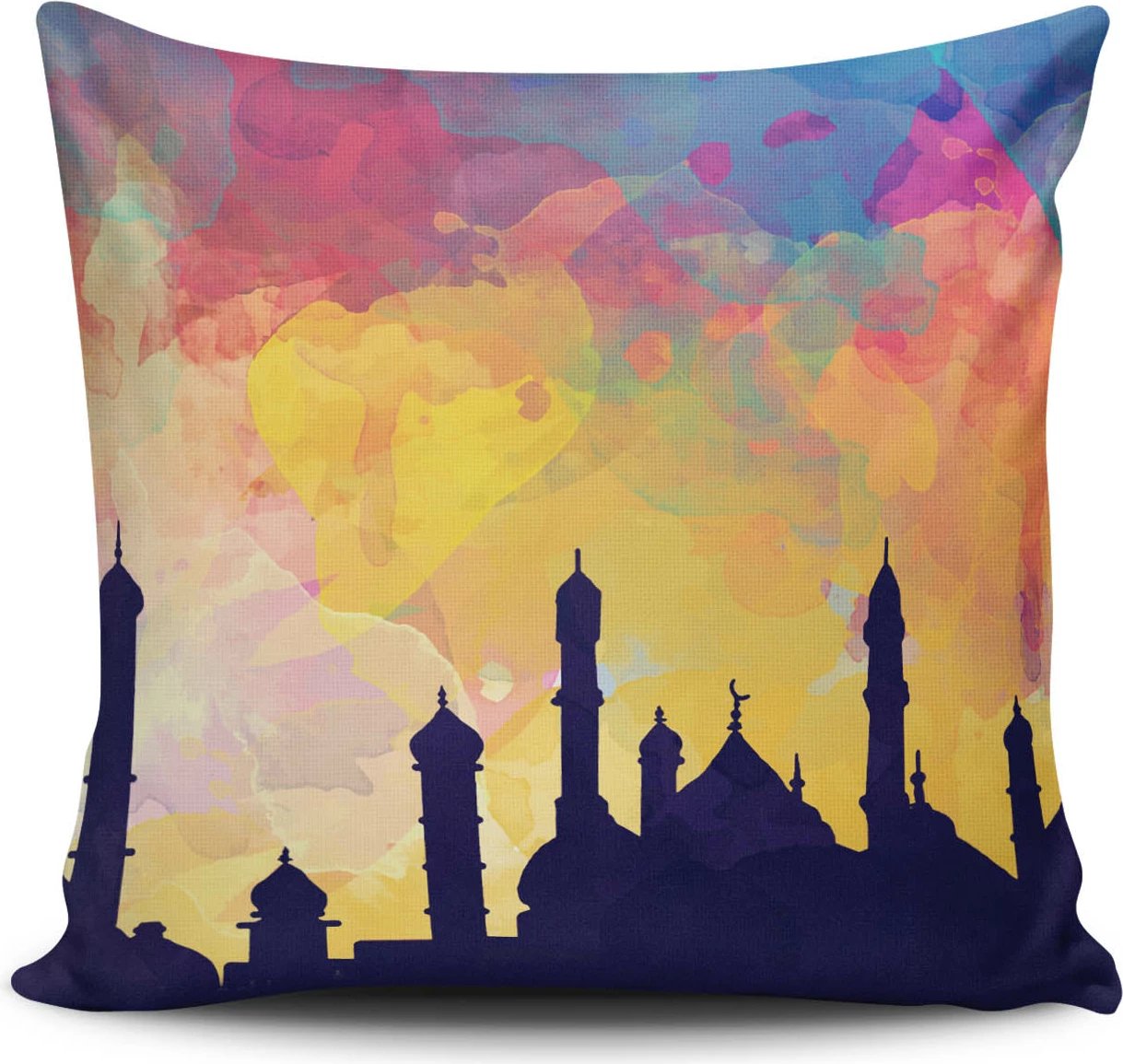 Jastëk Aberto Design, NKRLNT-358, shumëngjyrësh, 43x43cm