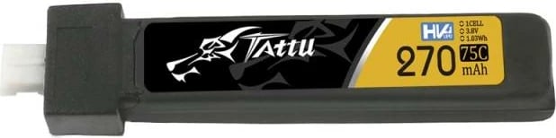 Bateri LiPo Tattu TAA2701S75PH5, 270mAh, 3.8V, 75C, JST-PHR 2.0, set prej 5 copë