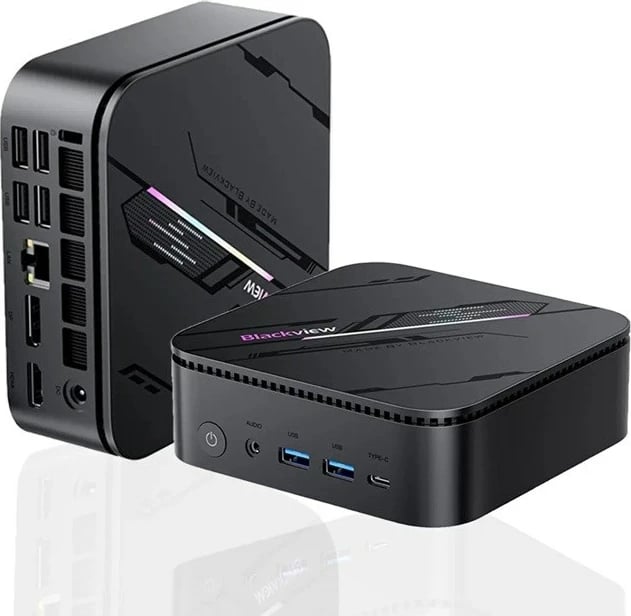 Kasë mini PC Blackview MP100 Pro, Intel Core i5-12450H, 16GB RAM, 512GB SSD, Windows 11 Pro, Zezë