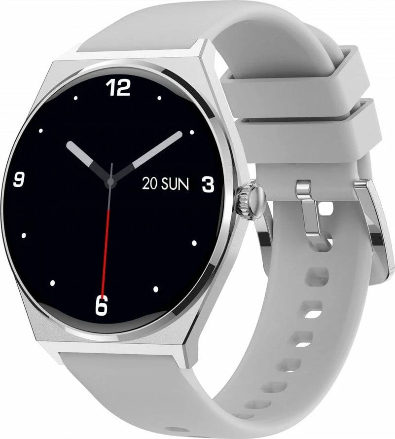 Smartwatch EcoWatch EW05 SL, 1.43", AMOLED, Bluetooth, Argjend