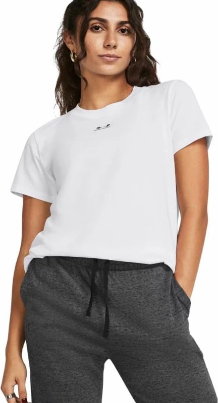 Maicë Under Armour për femra, të bardhë